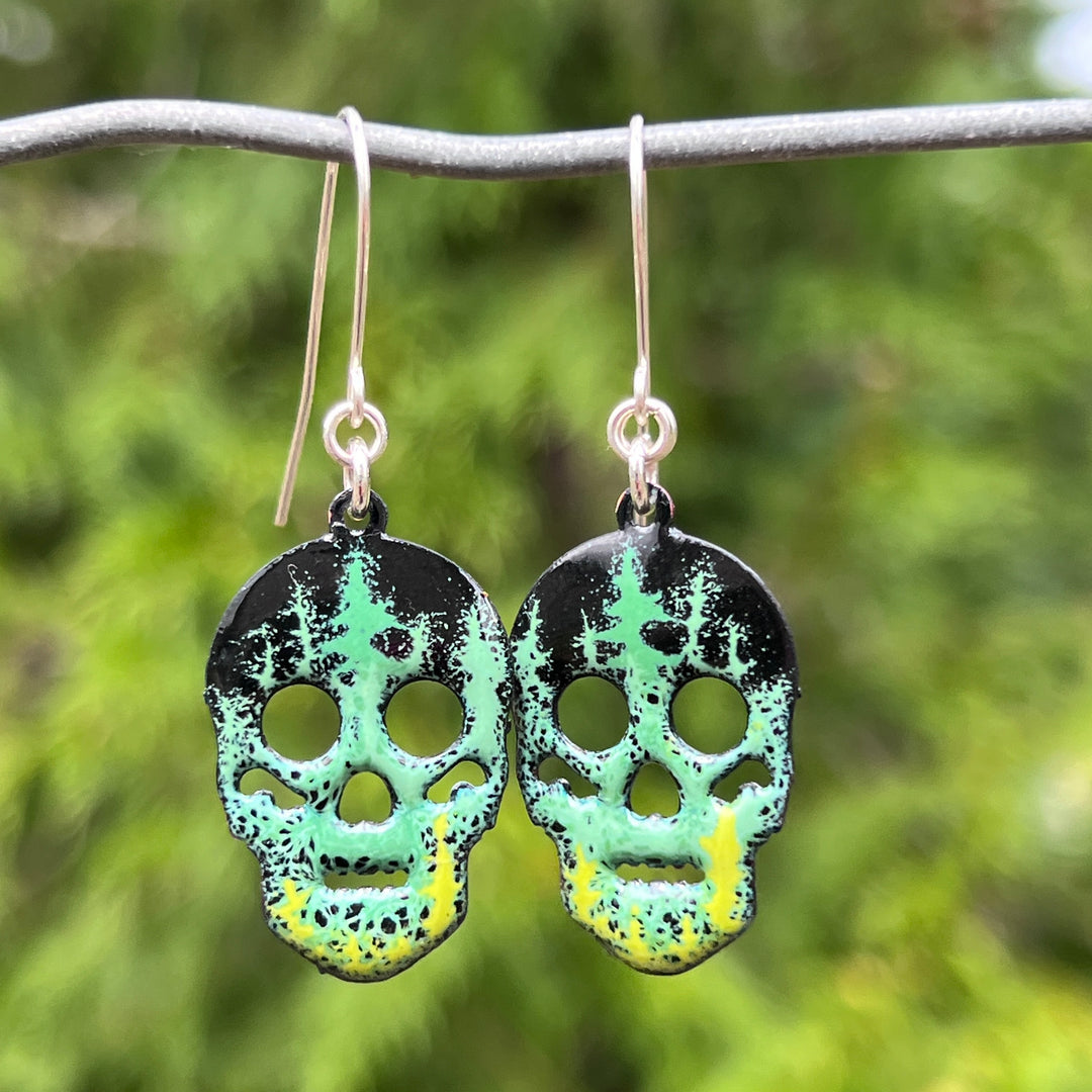 Skull Earrings Accessory Wheat Stalk Boutique   