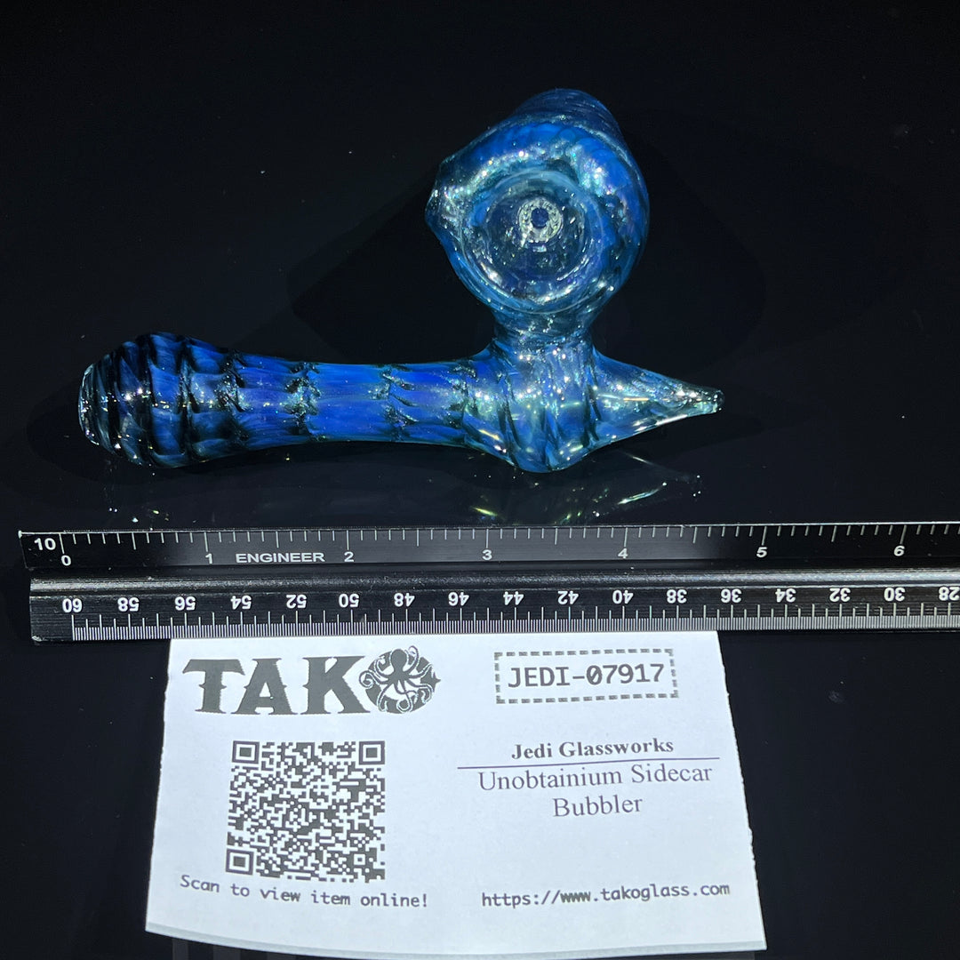 Unobtainium Sidecar Bubbler Glass Pipe Jedi Glassworks