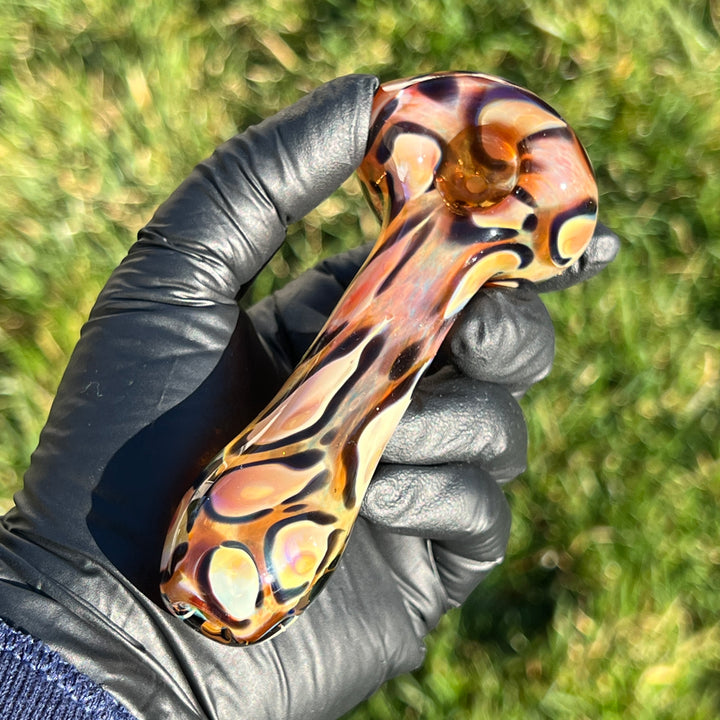 Leopard Pipe Glass Pipe Beezy Glass   