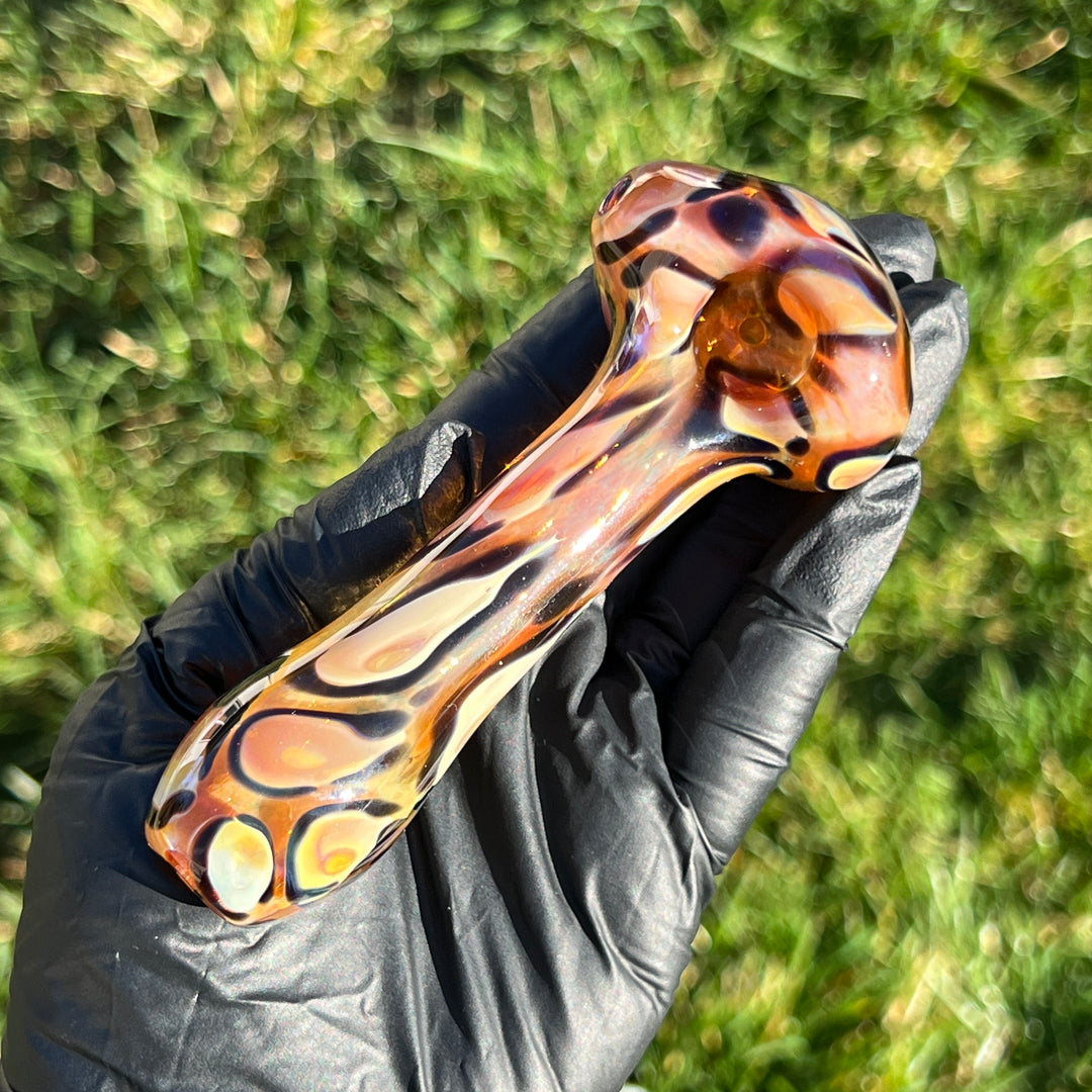 Leopard Pipe Glass Pipe Beezy Glass   