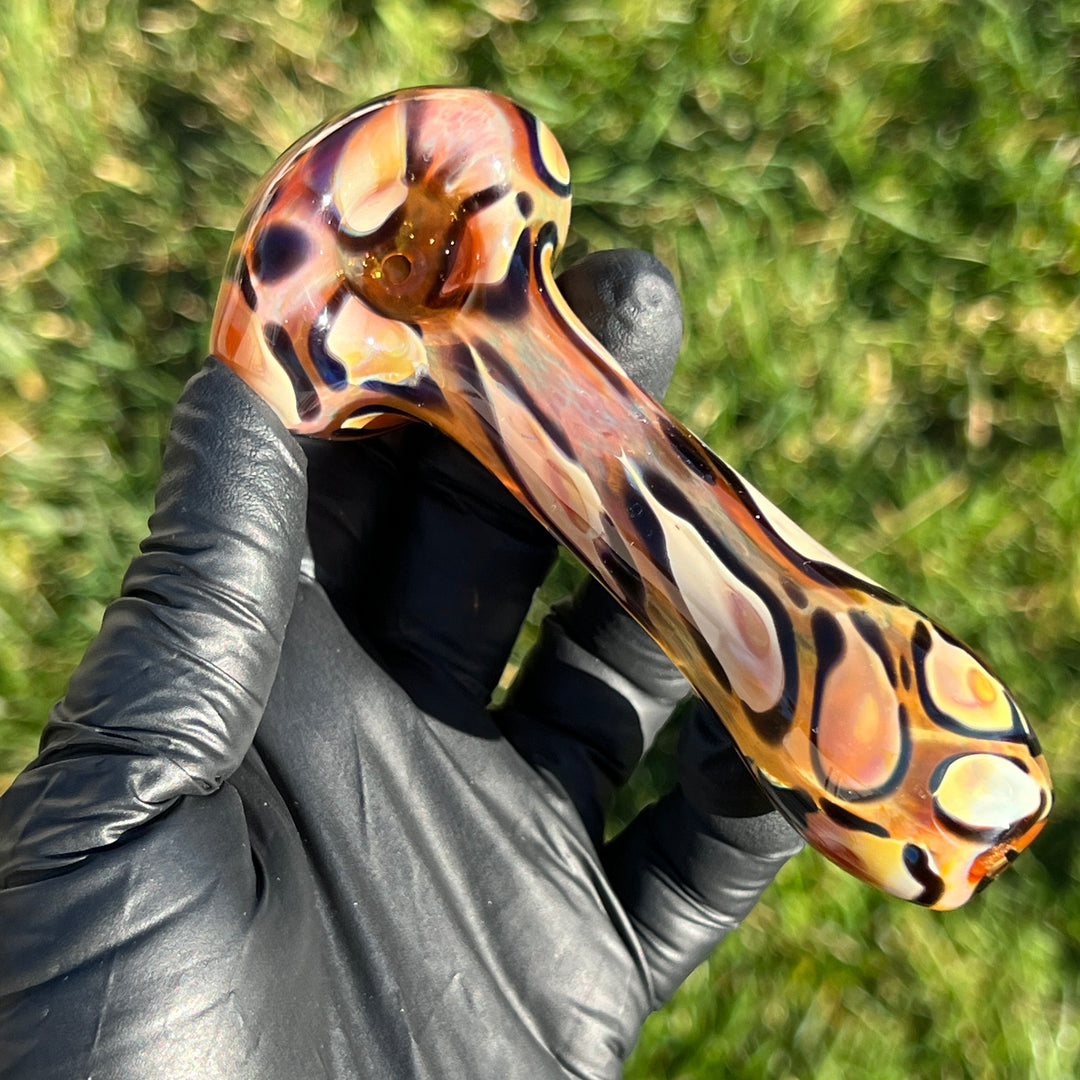 Leopard Pipe Glass Pipe Beezy Glass   