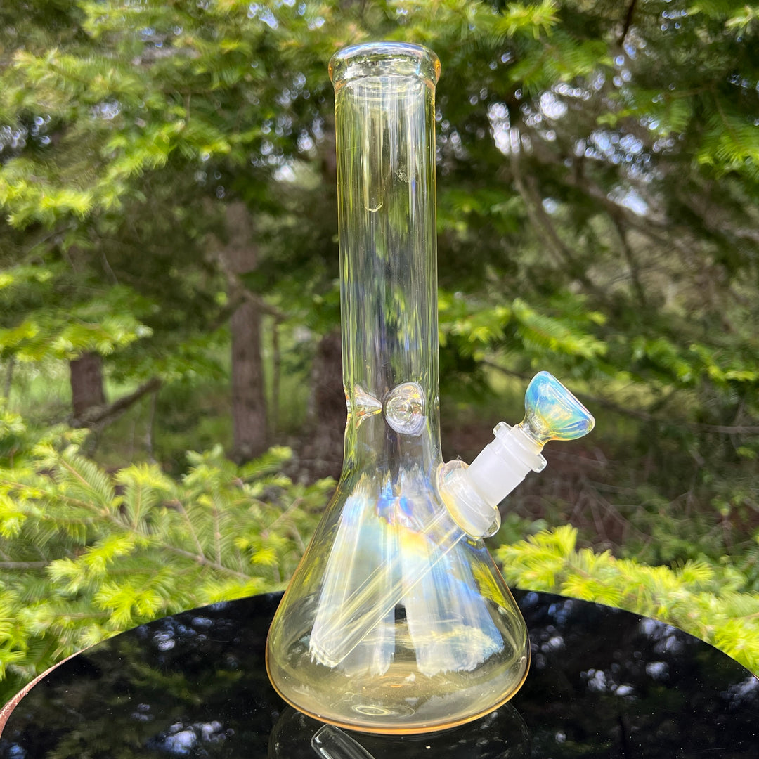 10" Fumed Beaker Bong Glass Pipe Mary Jane's Glass   