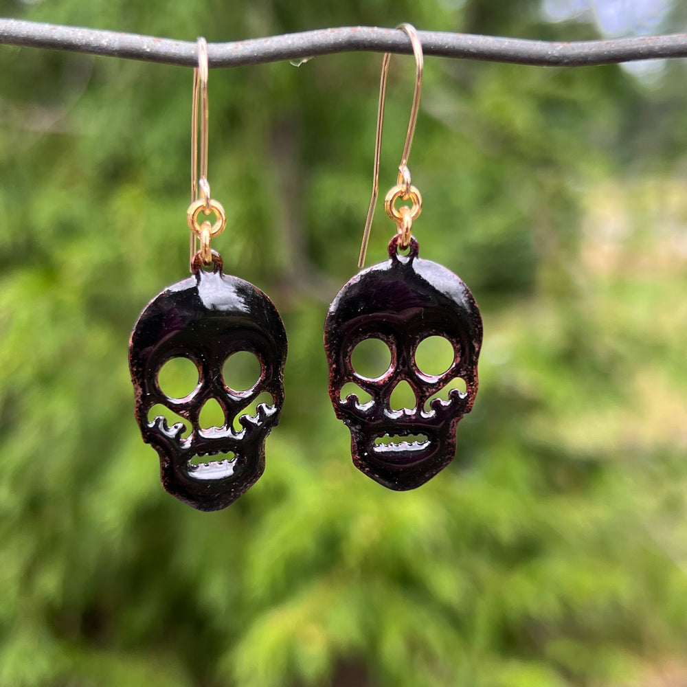 Skull Earrings Accessory Wheat Stalk Boutique   