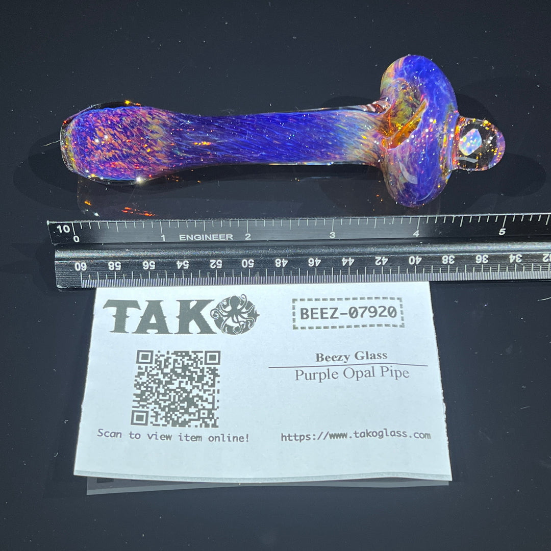 Purple Opal Pipe Glass Pipe Beezy Glass