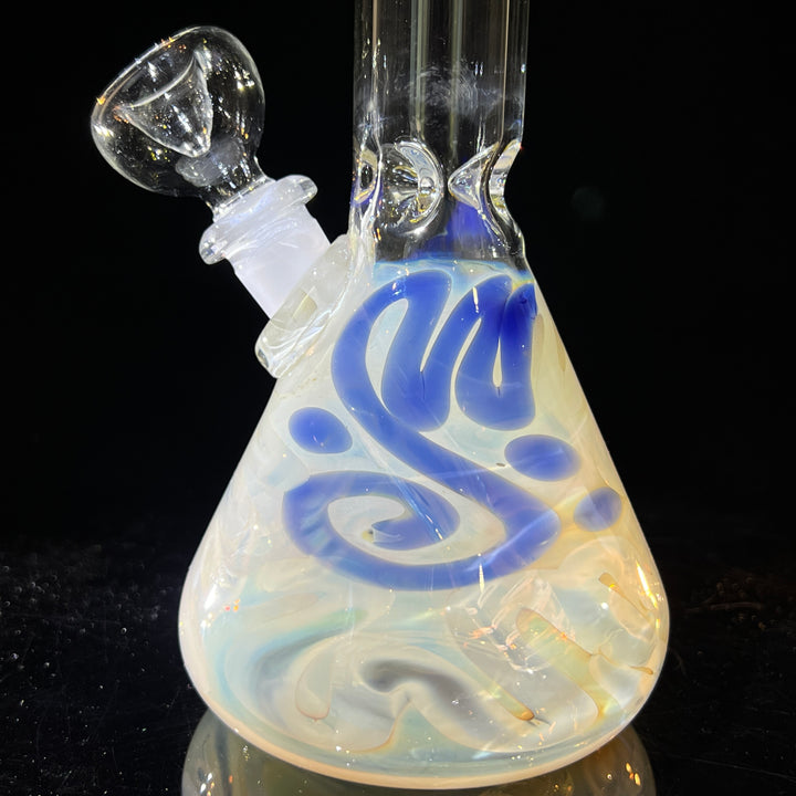 9.5" Fumed Twist Beaker Bong Glass Pipe Mary Jane's Glass   