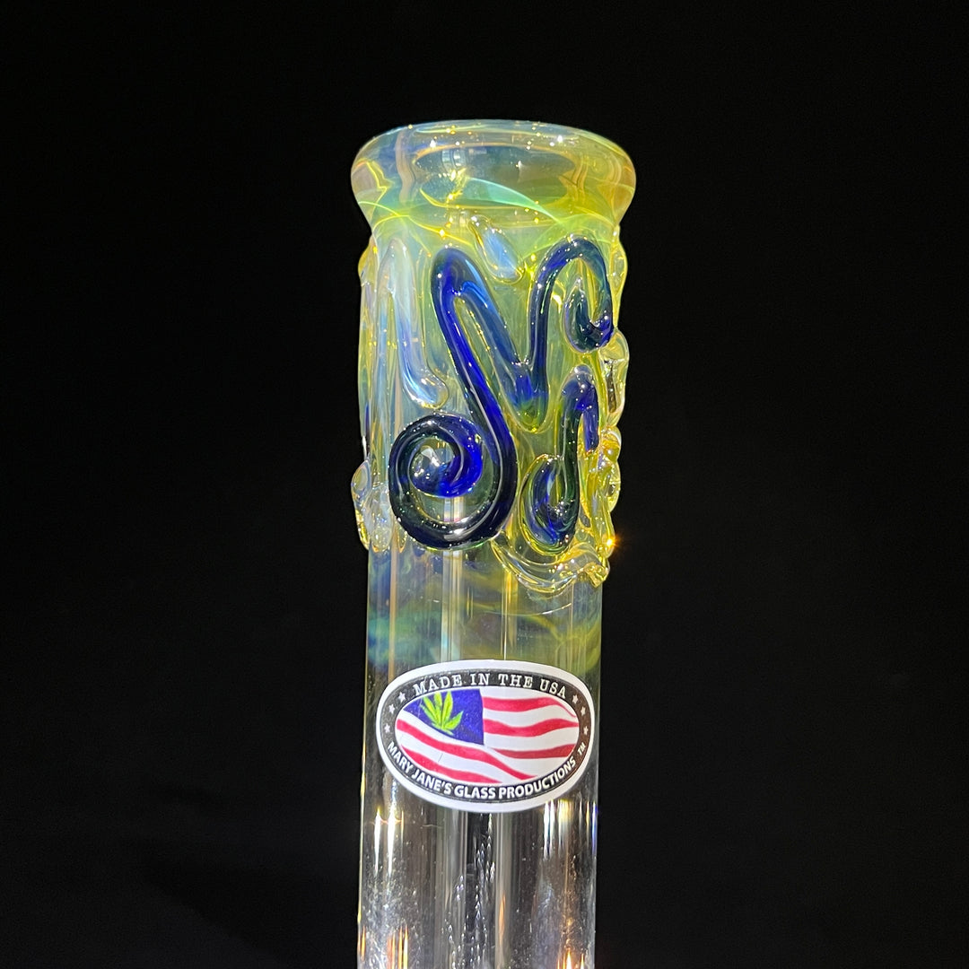 9.5" Fumed Twist Beaker Bong Glass Pipe Mary Jane's Glass   