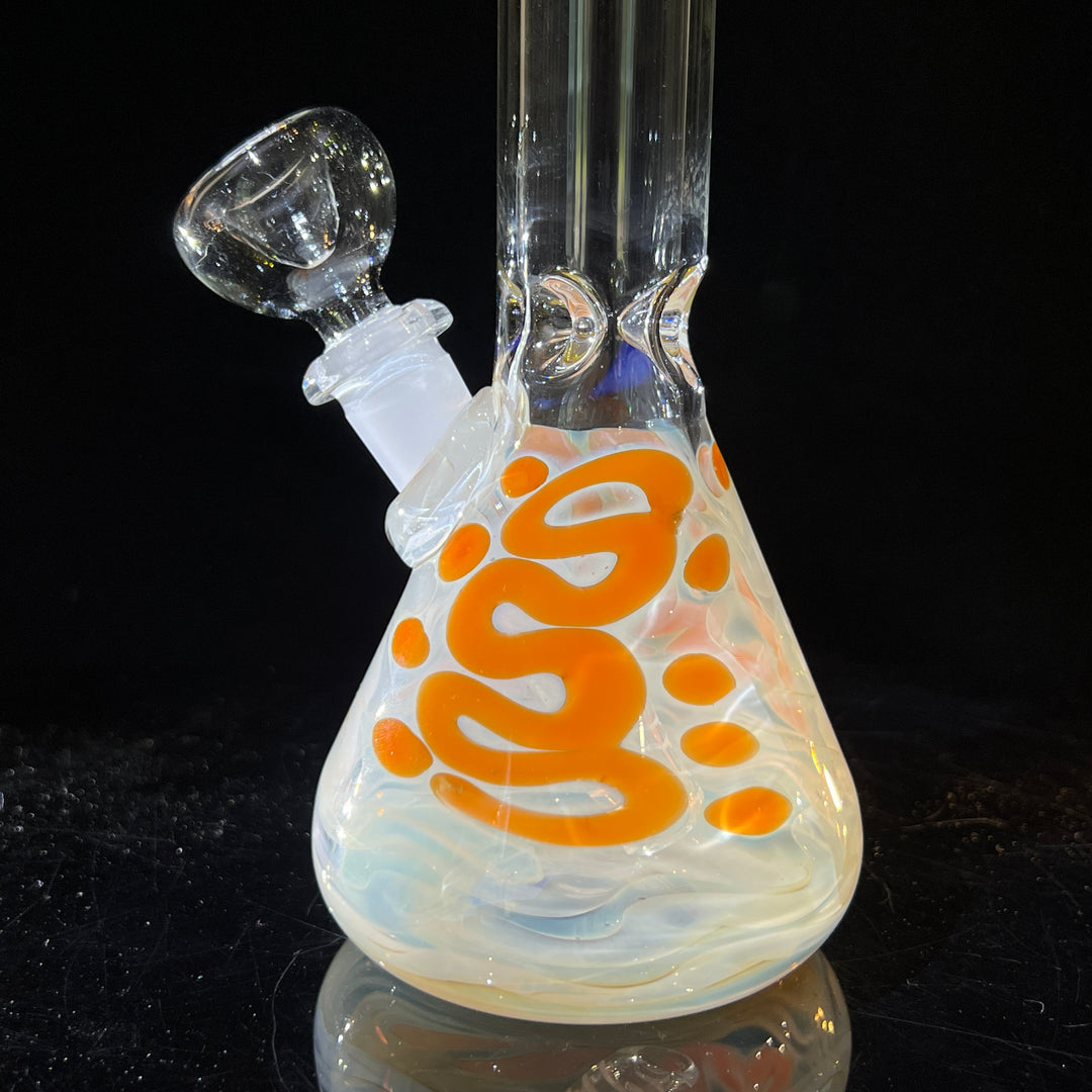 9.5" Fumed Twist Beaker Bong Glass Pipe Mary Jane's Glass   