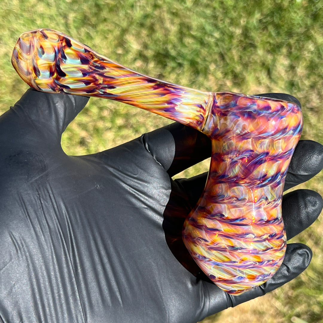 Multi-Color Hammer Bubbler Glass Pipe Jedi Glassworks   