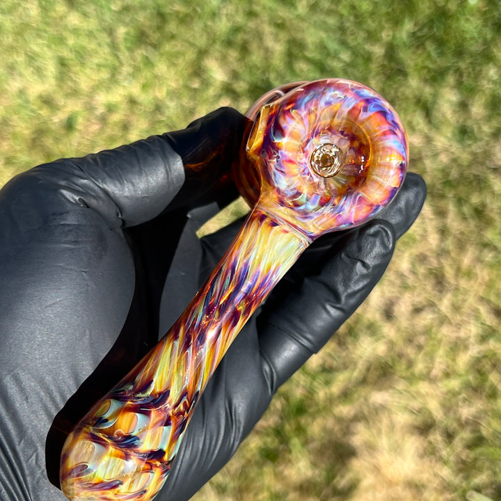 Multi-Color Hammer Bubbler Glass Pipe Jedi Glassworks   