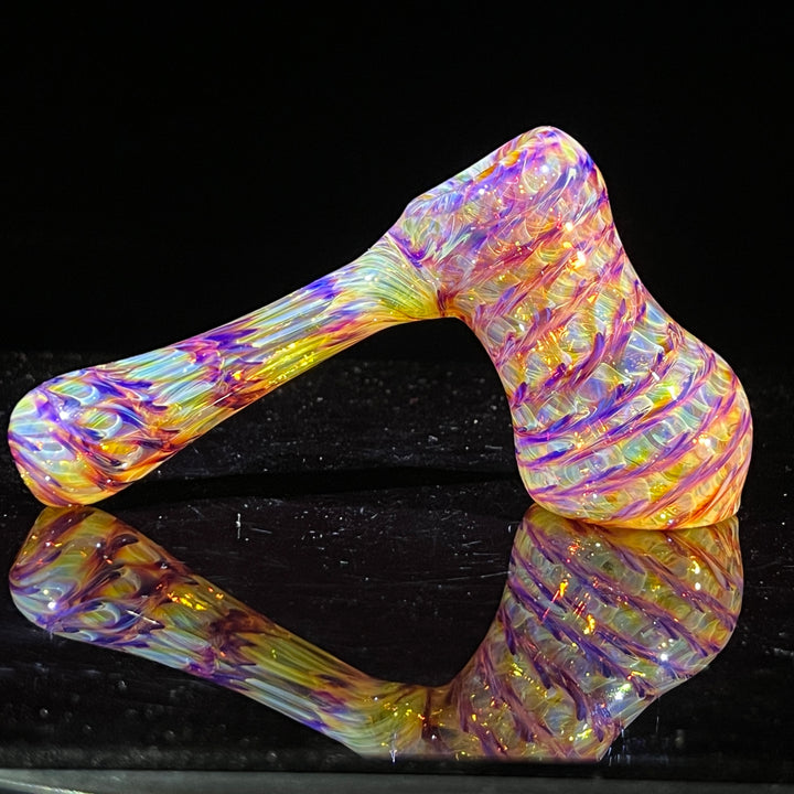 Multi-Color Hammer Bubbler Glass Pipe Jedi Glassworks   