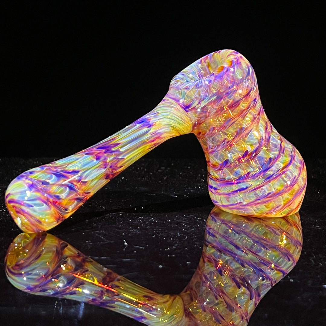 Multi-Color Hammer Bubbler Glass Pipe Jedi Glassworks   