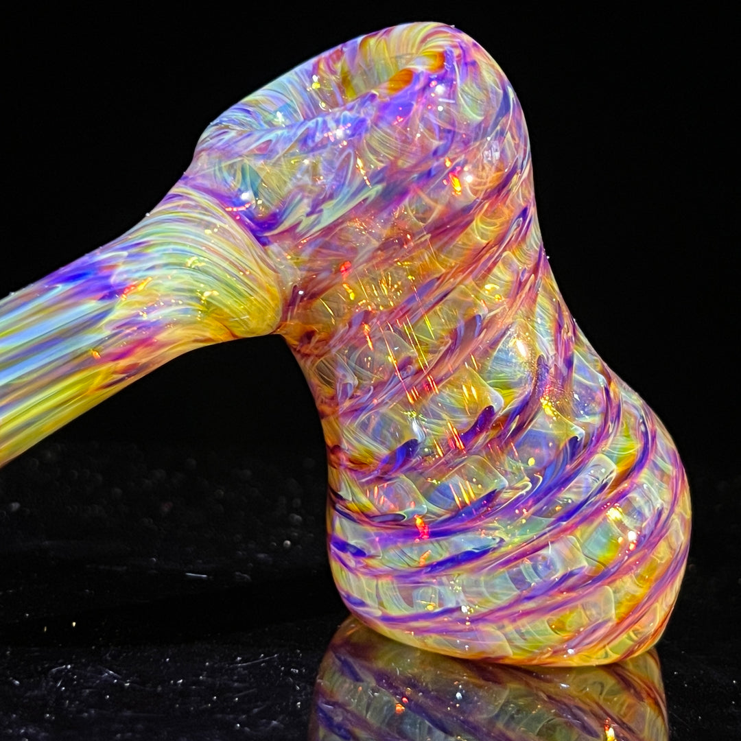 Multi-Color Hammer Bubbler Glass Pipe Jedi Glassworks   