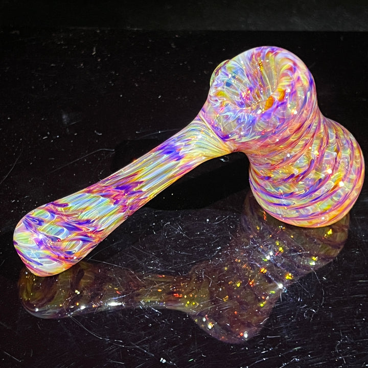 Multi-Color Hammer Bubbler Glass Pipe Jedi Glassworks   