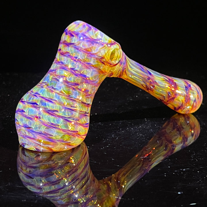 Multi-Color Hammer Bubbler Glass Pipe Jedi Glassworks   