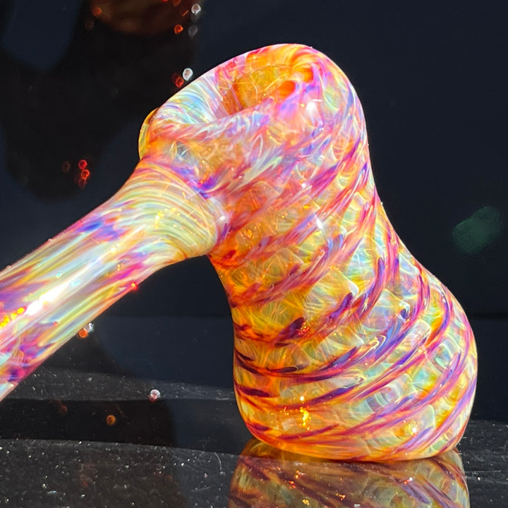 Multi-Color Hammer Bubbler Glass Pipe Jedi Glassworks   