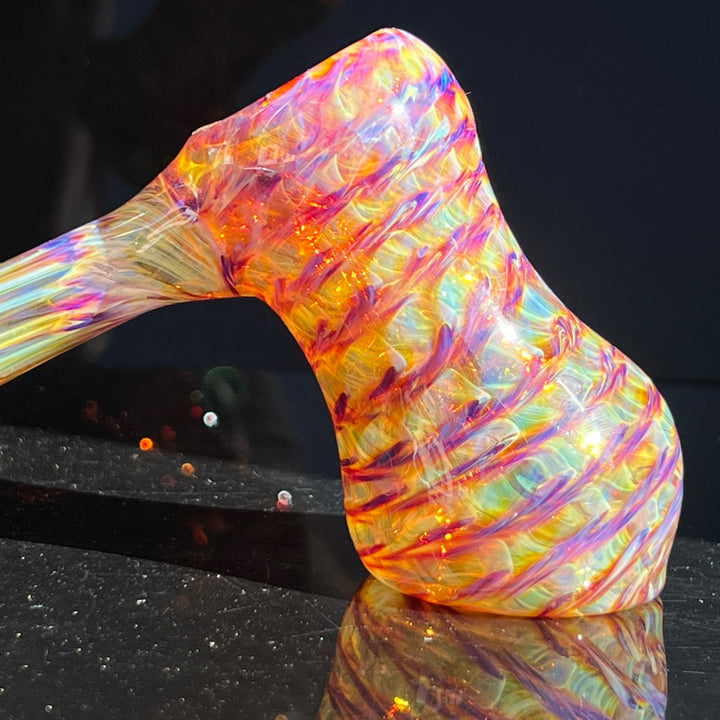 Multi-Color Hammer Bubbler Glass Pipe Jedi Glassworks   