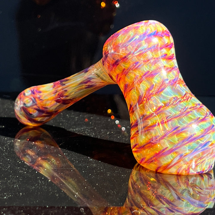 Multi-Color Hammer Bubbler Glass Pipe Jedi Glassworks   