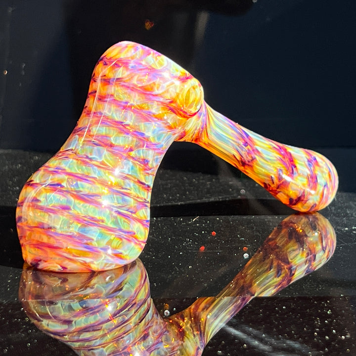 Multi-Color Hammer Bubbler Glass Pipe Jedi Glassworks   