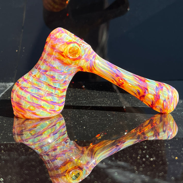 Multi-Color Hammer Bubbler Glass Pipe Jedi Glassworks   