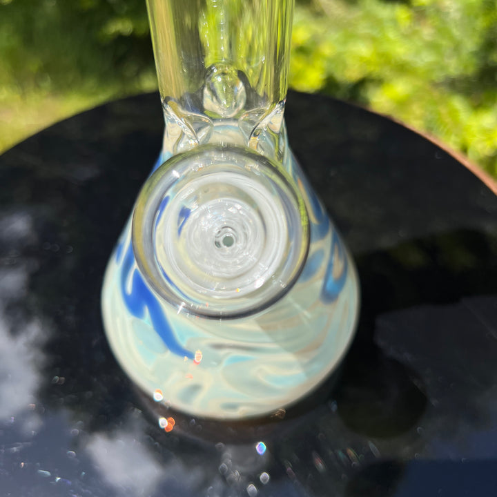 9.5" Fumed Twist Beaker Bong Glass Pipe Mary Jane's Glass   