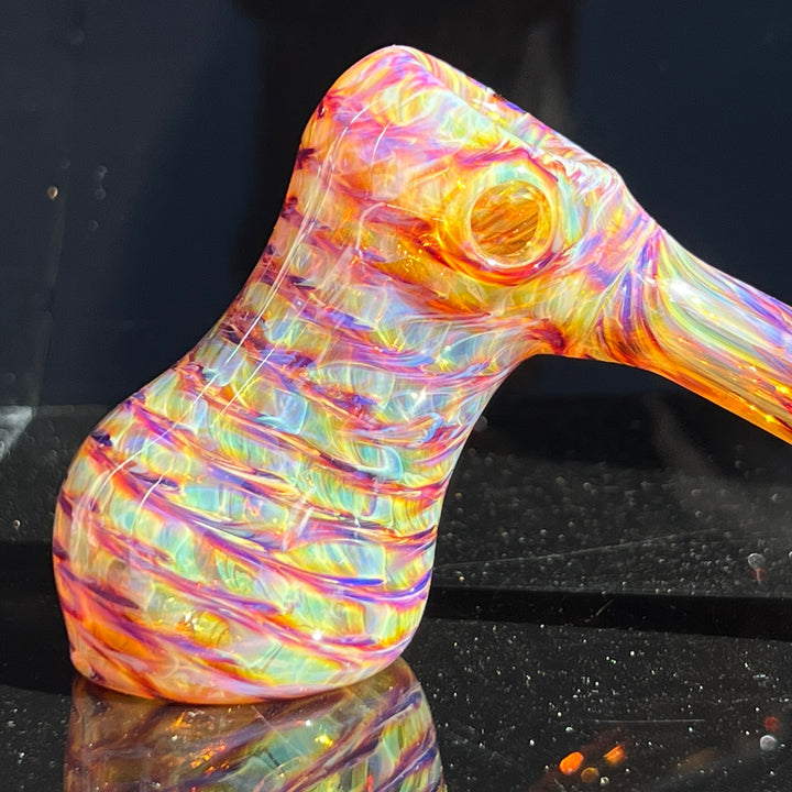 Multi-Color Hammer Bubbler Glass Pipe Jedi Glassworks   