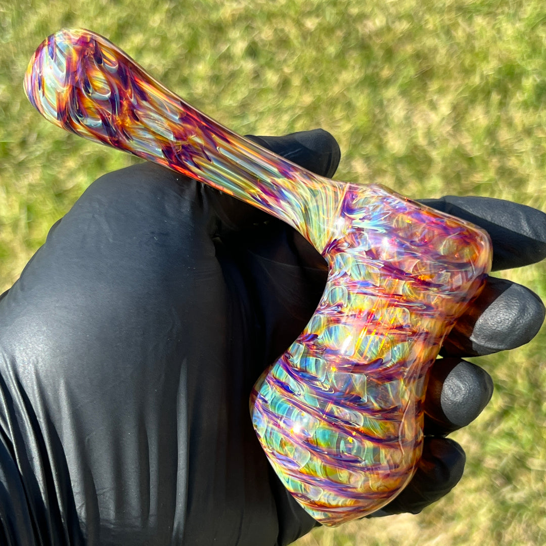 Multi-Color Hammer Bubbler Glass Pipe Jedi Glassworks   