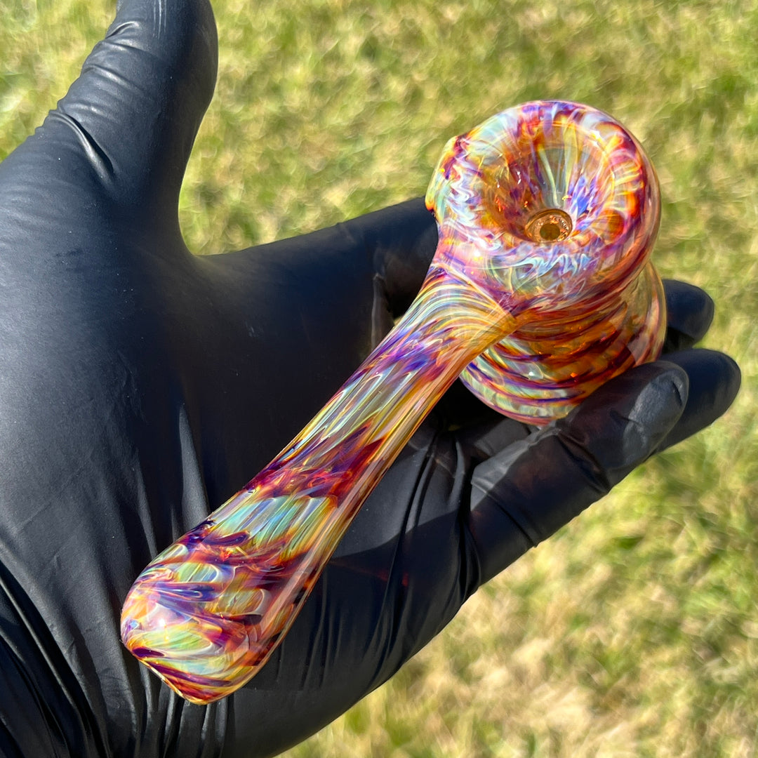 Multi-Color Hammer Bubbler Glass Pipe Jedi Glassworks   