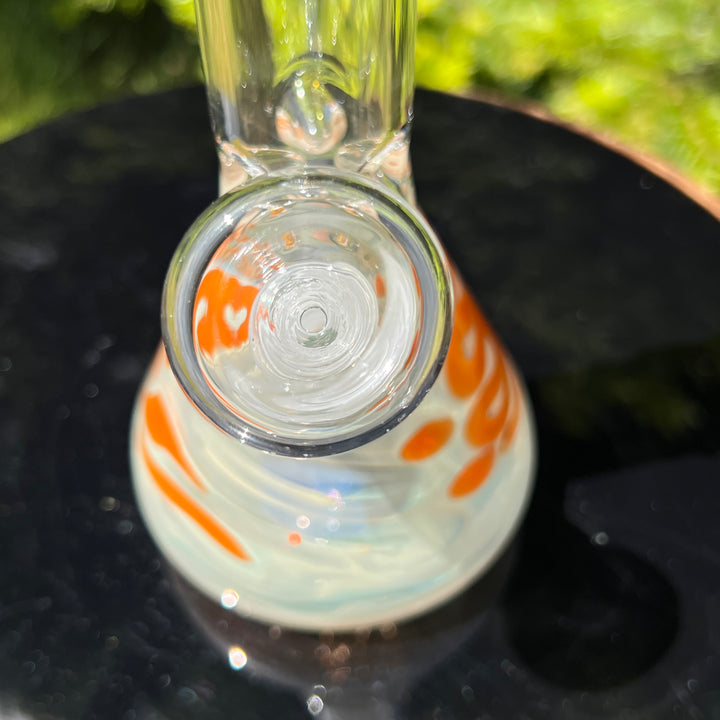 9.5" Fumed Twist Beaker Bong Glass Pipe Mary Jane's Glass   