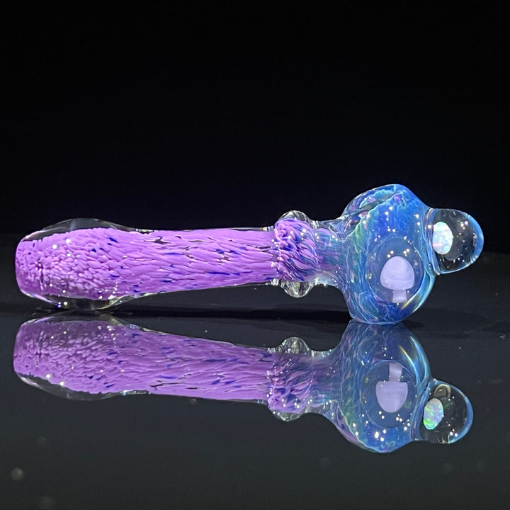 Grape Mushroom Pipe with Opal Glass Pipe Beezy Glass