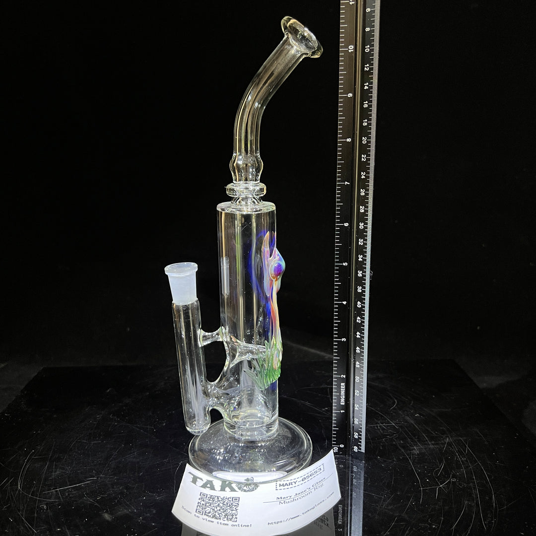 Mushroom Rig Glass Pipe Mary Jane's Glass   