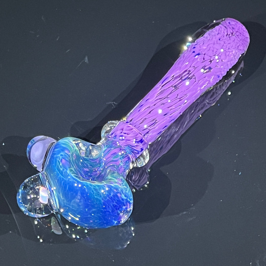 Grape Mushroom Pipe with Opal Glass Pipe Beezy Glass