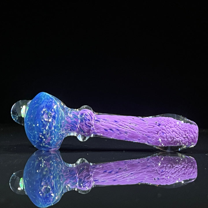 Grape Mushroom Pipe with Opal Glass Pipe Beezy Glass