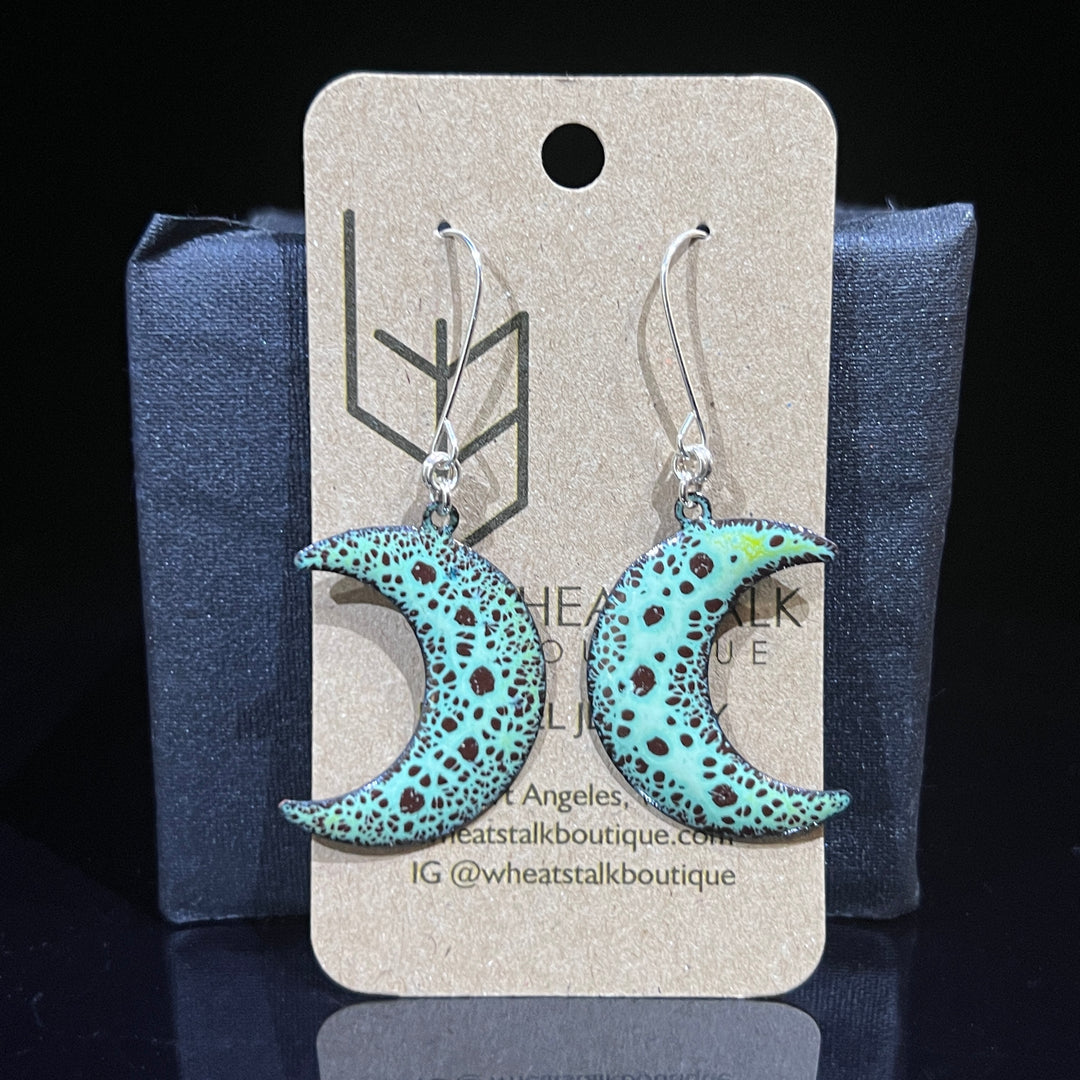 Crescent Moon Earrings Accessory Wheat Stalk Boutique   