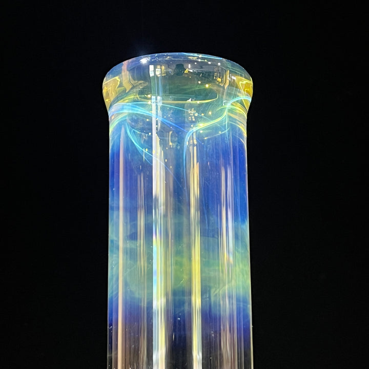 16" Fumed Double Perc Beaker Bong Glass Pipe Mary Jane's Glass   