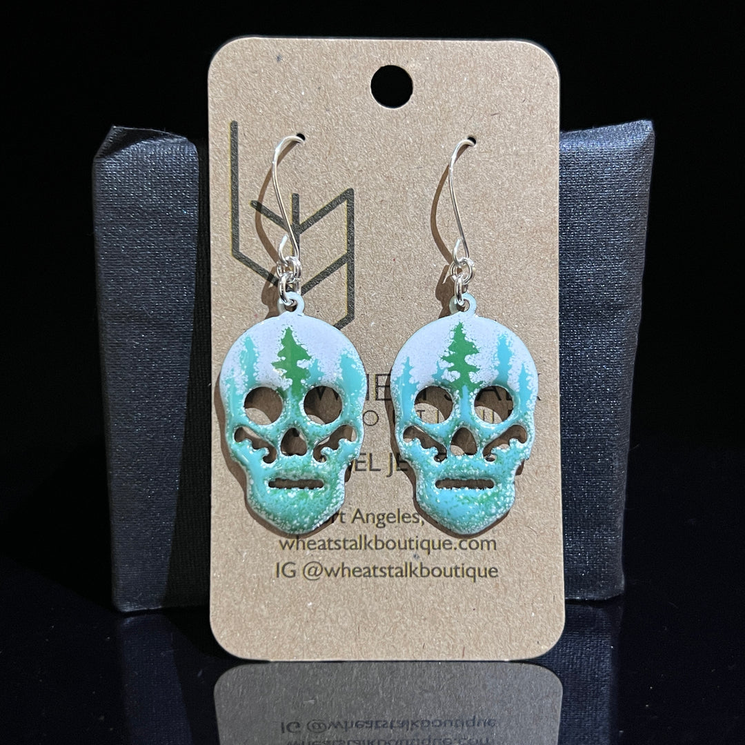 Skull Earrings Accessory Wheat Stalk Boutique   