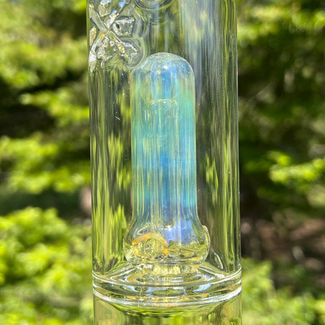 16" Fumed Double Perc Beaker Bong Glass Pipe Mary Jane's Glass   