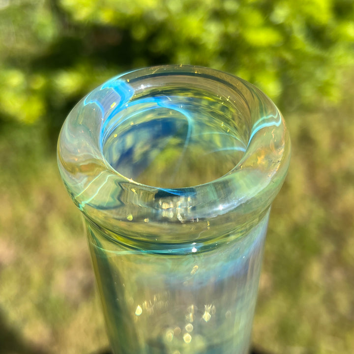 16" Fumed Double Perc Beaker Bong Glass Pipe Mary Jane's Glass   