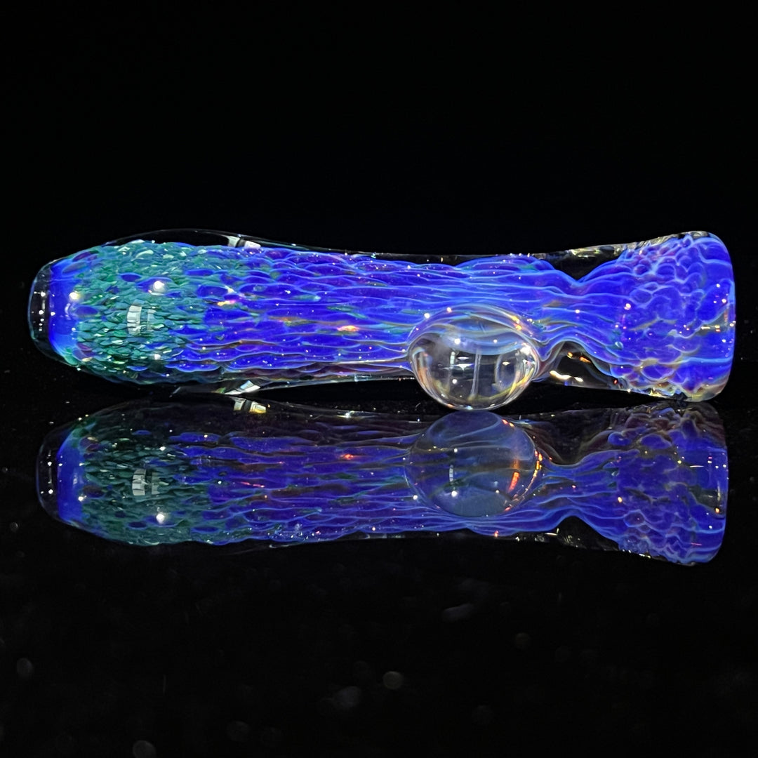 Purple Nebula Chillum Glass Pipe Tako Glass   