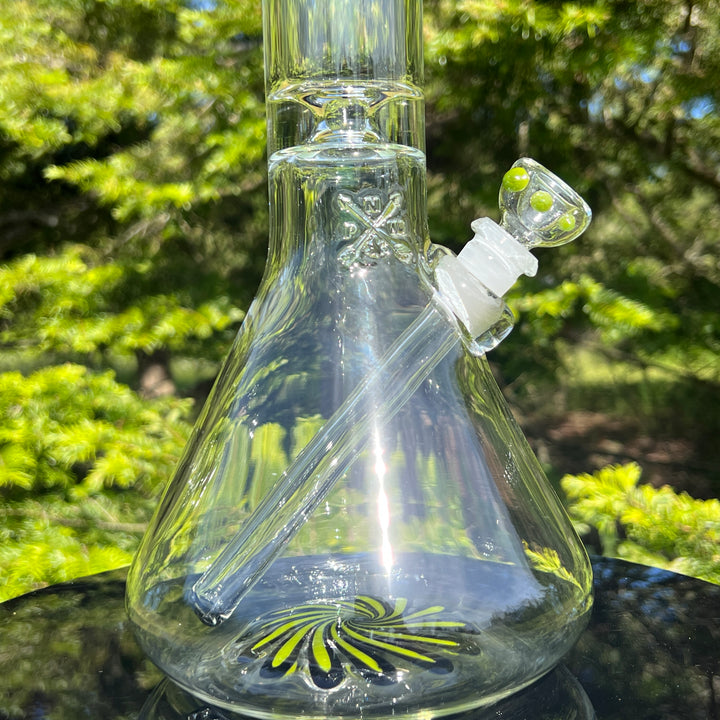 15" Swirl Beaker Bong Glass Pipe Mary Jane's Glass   