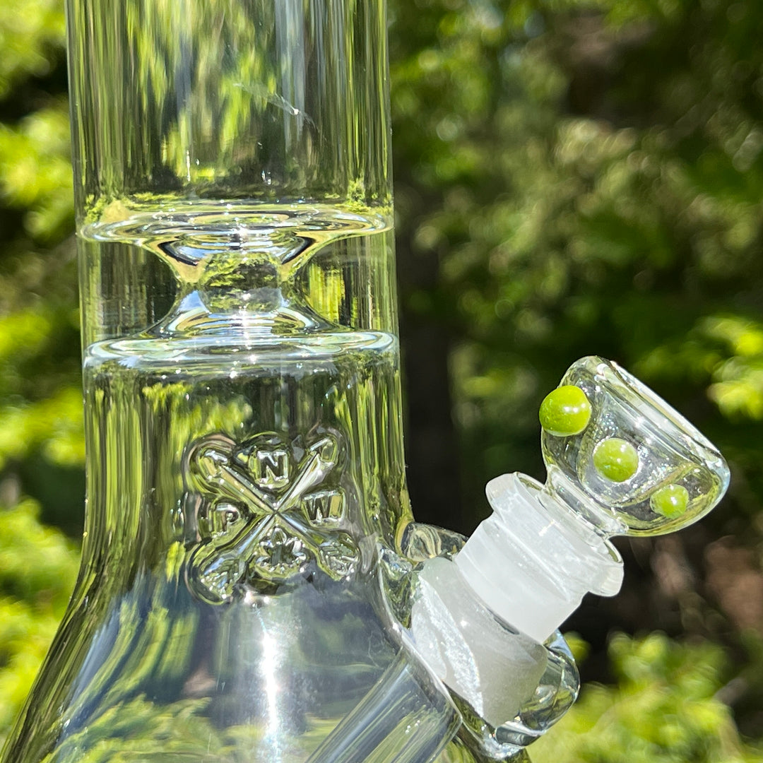 15" Swirl Beaker Bong Glass Pipe Mary Jane's Glass   