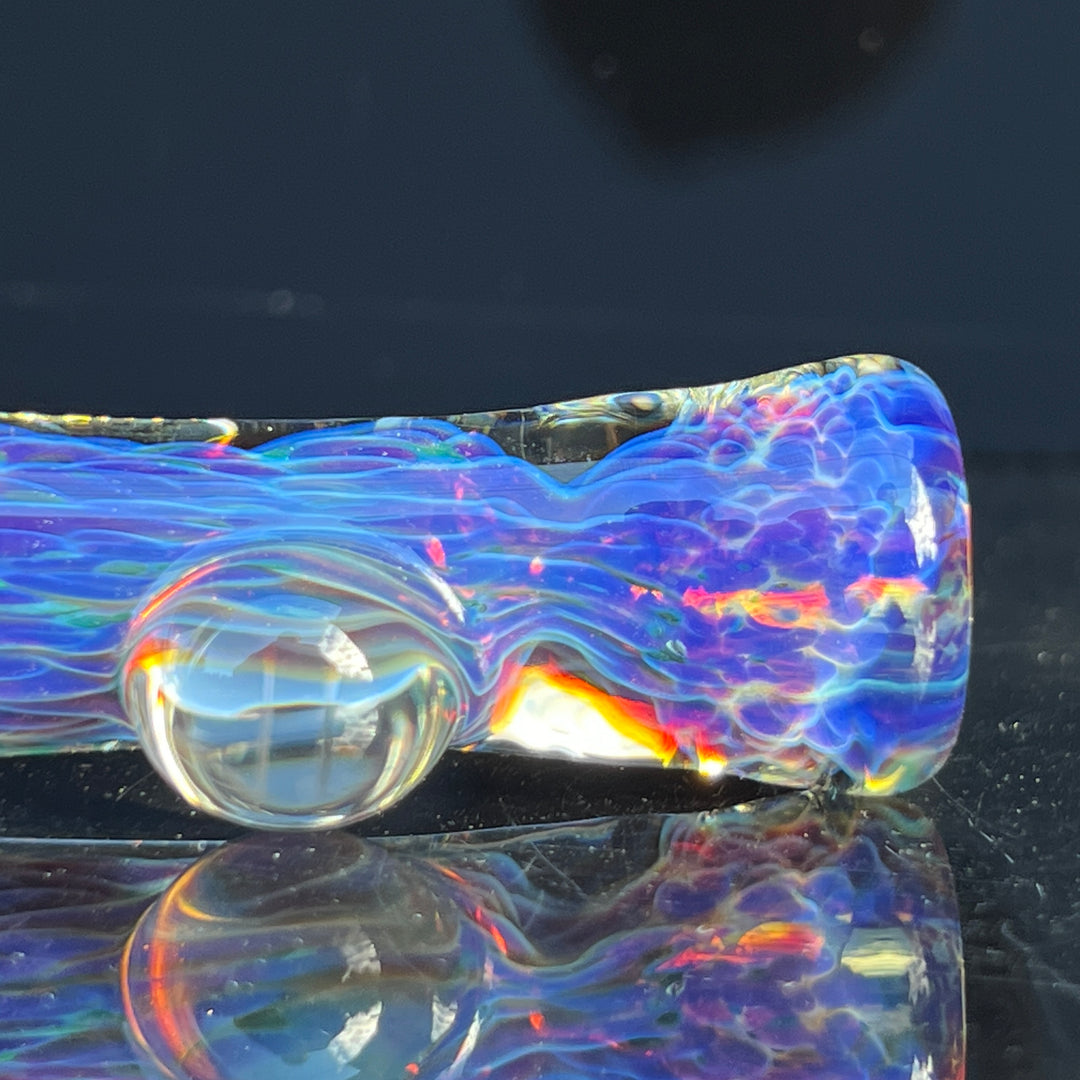 Purple Nebula Chillum Glass Pipe Tako Glass   