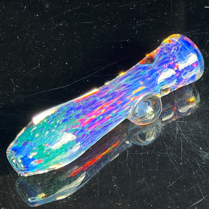 Purple Nebula Chillum Glass Pipe Tako Glass   