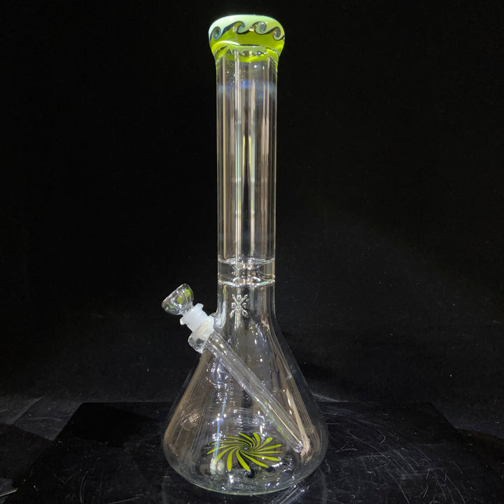 15" Swirl Beaker Bong Glass Pipe Mary Jane's Glass   