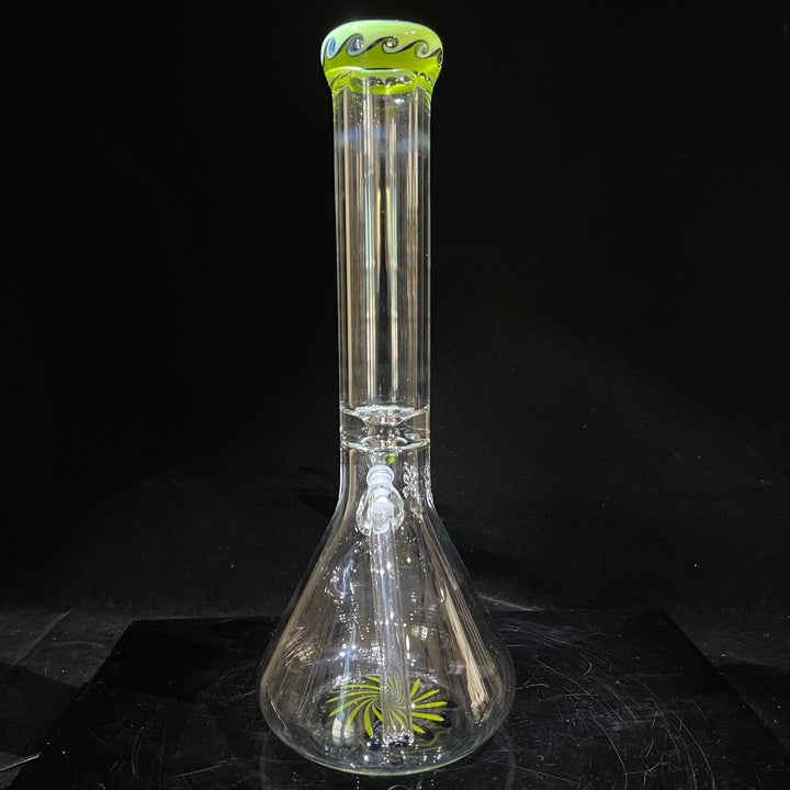 15" Swirl Beaker Bong Glass Pipe Mary Jane's Glass   