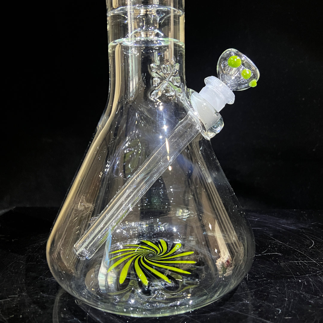 15" Swirl Beaker Bong Glass Pipe Mary Jane's Glass   