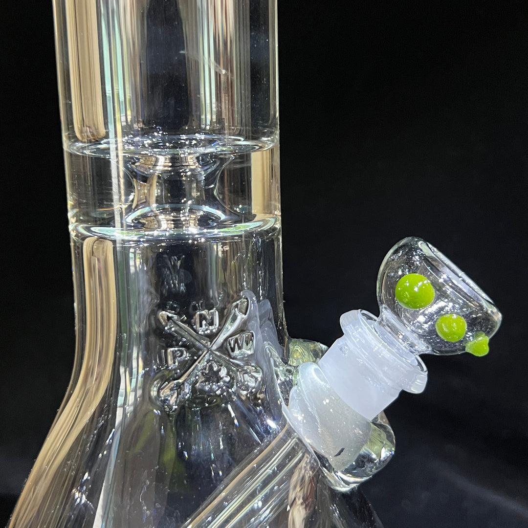 15" Swirl Beaker Bong Glass Pipe Mary Jane's Glass   