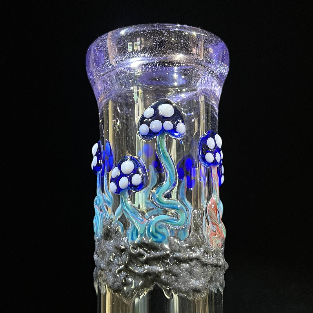 15" Mushroom Swirl Beaker Bong Glass Pipe Mary Jane's Glass   