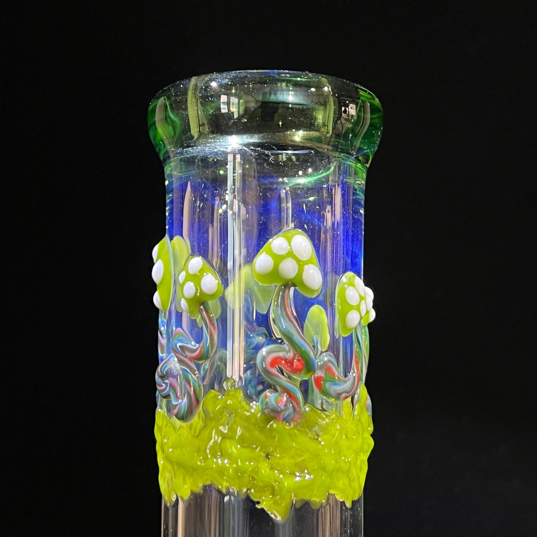 15" Mushroom Swirl Beaker Bong Glass Pipe Mary Jane's Glass   