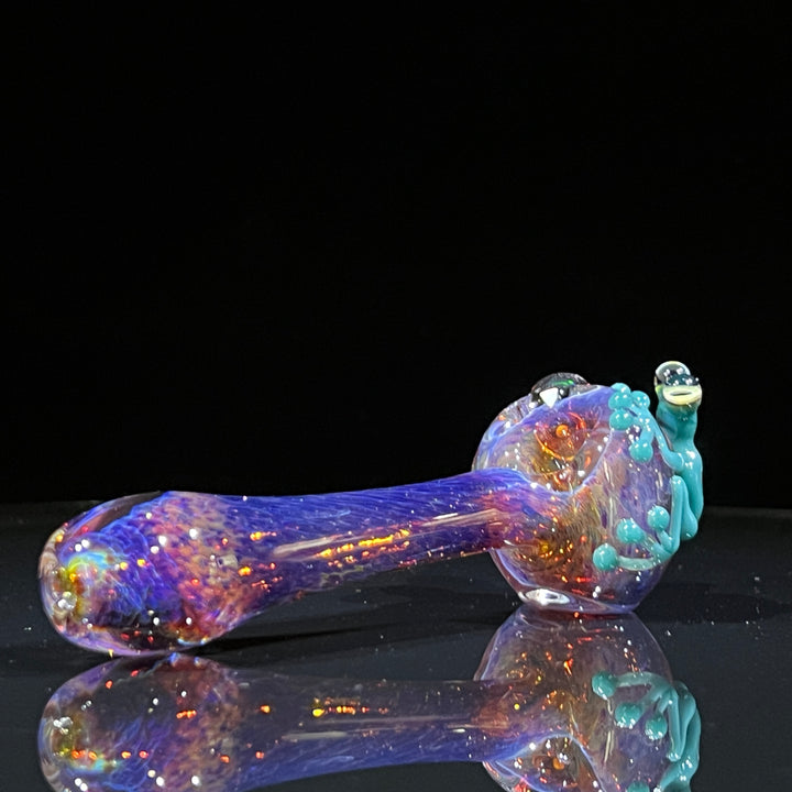 Purple Opal Frog Spoon Glass Pipe Beezy Glass