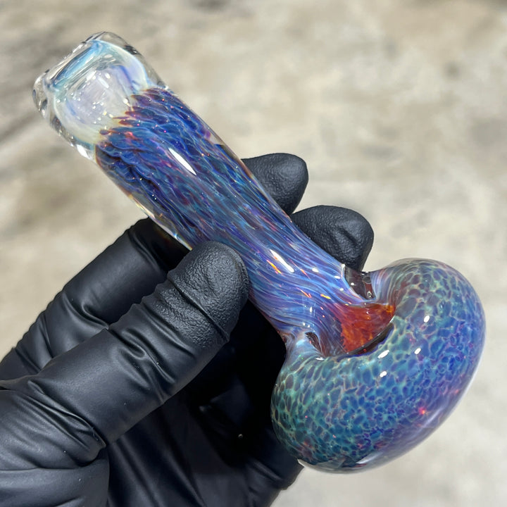 Purple Nebula Space Dust Pipe Glass Pipe Tako Glass   